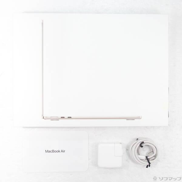 〔中古〕〔展示品〕 MacBook Air 13.6-inch Late-2024 MC7W4J／A Apple M2 8コアCPU_8コアGPU 16GB SSD256GB スターライト 〔macOS v26.3.2〕〔198-ud〕 |  | 04