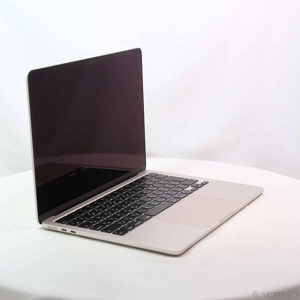 〔中古〕〔展示品〕 MacBook Air 13.6-inch Late-2024 MC7W4J／A Apple M2 8コアCPU_8コアGPU 16GB SSD256GB スターライト 〔macOS v26.3.2〕〔198-ud〕 |  | 03