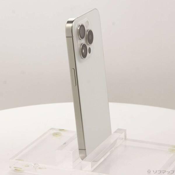 〔中古〕Apple(アップル) iPhone15 Pro 256GB ホワイトチタニウム MTUD3J／A SIMフリー〔262-ud〕 |  | 03