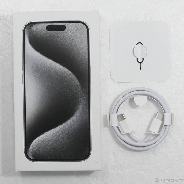 〔中古〕Apple(アップル) iPhone15 Pro 256GB ホワイトチタニウム MTUD3J／A SIMフリー〔262-ud〕 |  | 04
