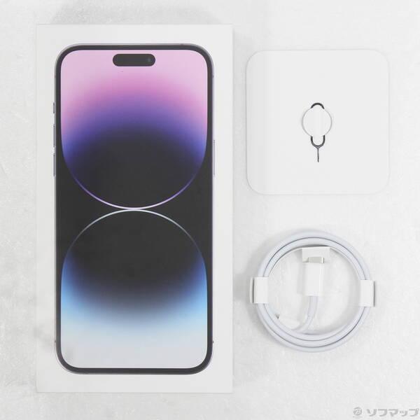 〔中古〕Apple(アップル) iPhone14 Pro Max 256GB ディープパープル MQ9E3J／A SIMフリー〔247-ud〕 |  | 04