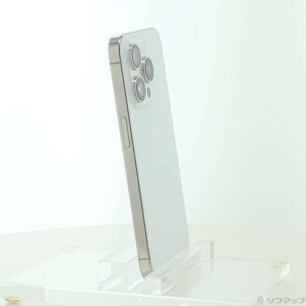 〔中古〕Apple(アップル) iPhone15 Pro 512GB ホワイトチタニウム MTUJ3J／A SIMフリー〔377-ud〕 |  | 03