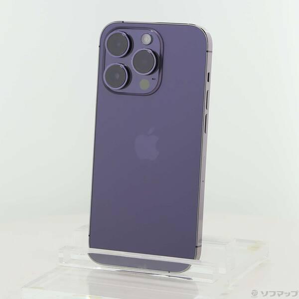 〔中古〕Apple(アップル) iPhone14 Pro 128GB ディープパープル MQ0F3J／A SIMフリー〔258-ud〕 | 