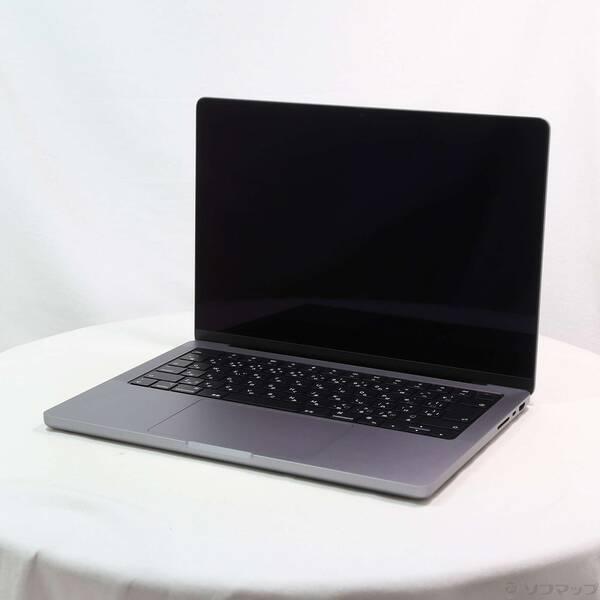 〔中古〕MacBook Pro 14.2-inch Late-2021 MKGP3J／A Apple M1 Pro 8コアCPU_14コアGPU 16GB SSD512GB スペースグレイ 〔26.3 Tahoe〕〔276-ud〕 | 
