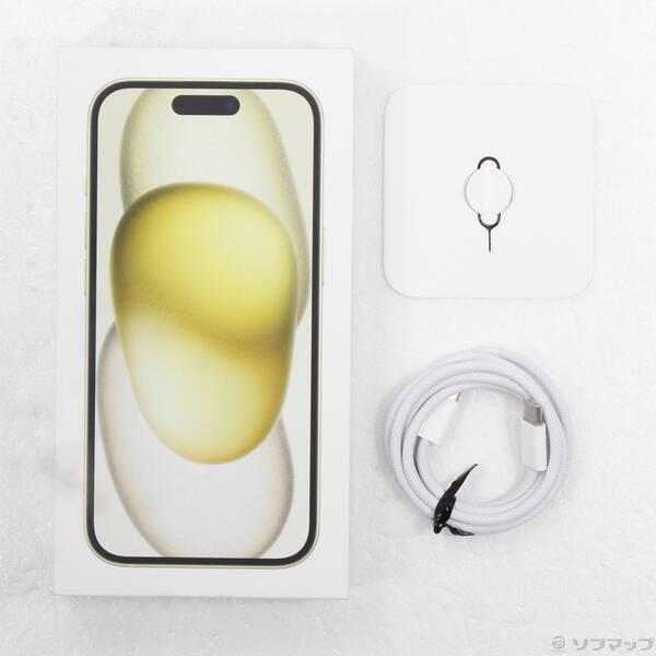 〔中古〕Apple(アップル) iPhone15 256GB イエロー MTMQ3J／A SIMフリー〔262-ud〕 |  | 04