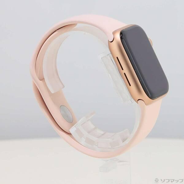 〔中古〕Apple(アップル) Apple Watch SE 第1世代 GPS 40mm ゴールドアルミニウムケース ピンクサンドスポーツバンド〔198-ud〕 |  | 03