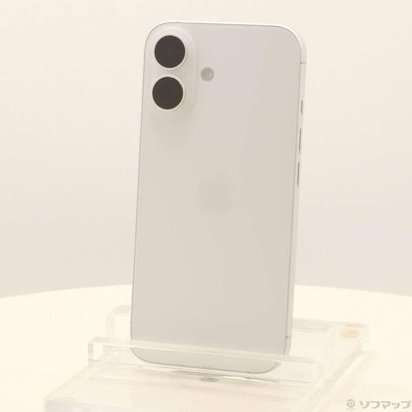 〔中古〕Apple(アップル) iPhone16 128GB ホワイト MYDR3J／A SIMフリー〔295-ud〕 | 