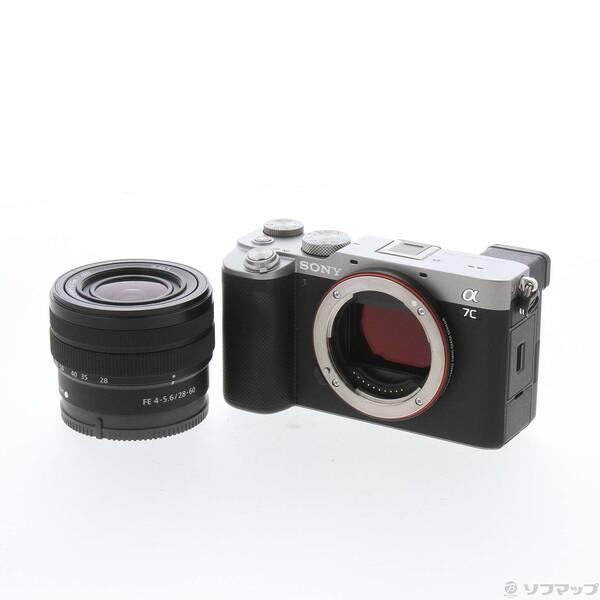 〔中古〕SONY(ソニー) α7C ズームレンズキット シルバー ILCE-7CL S〔262-ud〕 | 