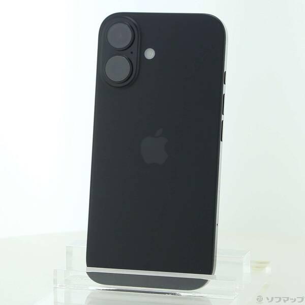 〔中古〕Apple(アップル) iPhone16 128GB ブラック MYDQ3J／A SIMフリー〔348-ud〕 | 
