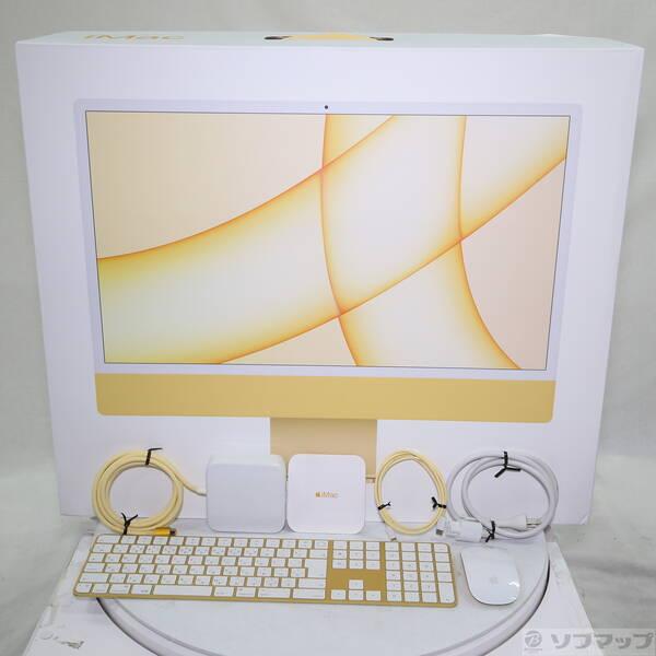 〔中古〕Apple(アップル) iMac 24-inch Mid-2021 Z12S0005V Apple M1 8コアCPU_8コアGPU 8GB SSD256GB イエロー 〔26.3 Tahoe〕〔258-ud〕 |  | 04