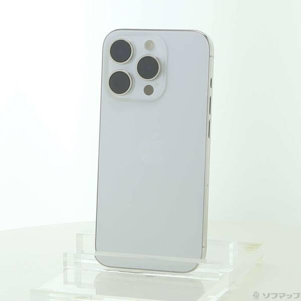〔中古〕Apple(アップル) iPhone15 Pro 256GB ホワイトチタニウム MTUD3J／A SIMフリー〔258-ud〕 | 
