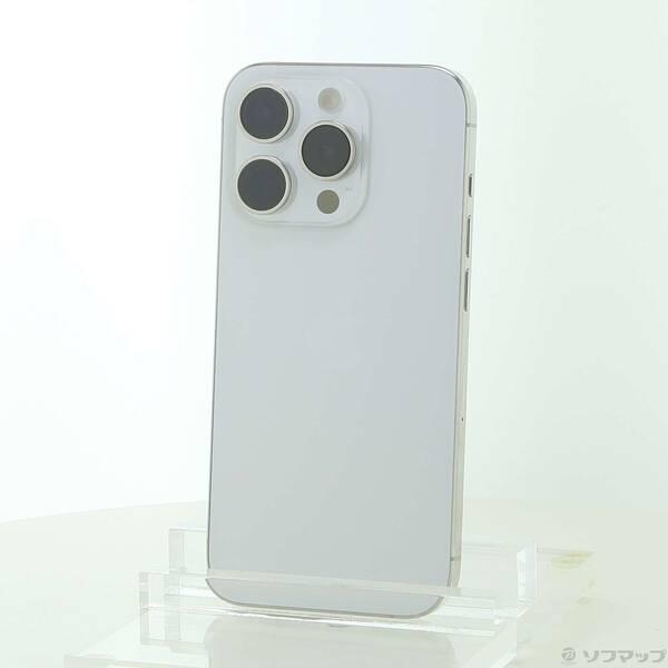 〔中古〕Apple(アップル) iPhone15 Pro 128GB ホワイトチタニウム MTU83J／A SIMフリー〔258-ud〕 | 