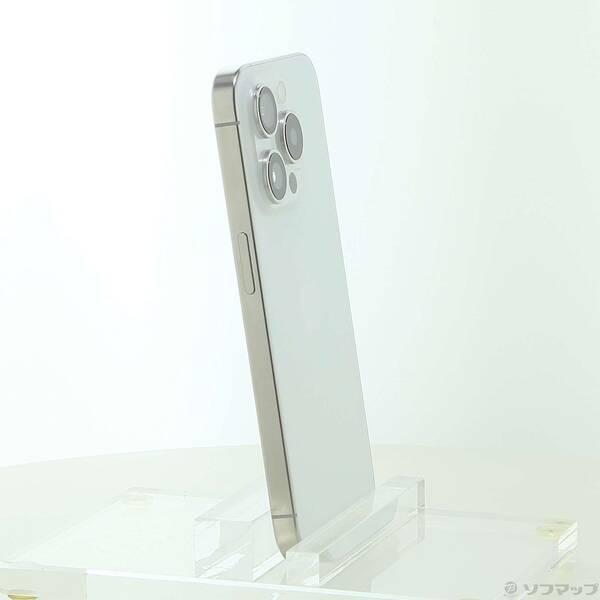 〔中古〕Apple(アップル) iPhone15 Pro 128GB ホワイトチタニウム MTU83J／A SIMフリー〔258-ud〕 |  | 03