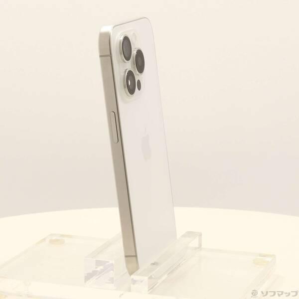 〔中古〕Apple(アップル) iPhone15 Pro 128GB ホワイトチタニウム MTU83J／A SIMフリー〔262-ud〕 |  | 03