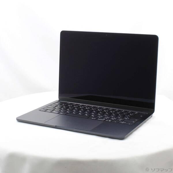 〔中古〕Apple(アップル) MacBook Air 13.6-inch Early-2025 MW123J／A Apple M4 10コアCPU_8コアGPU 16GB SSD256GB ミッドナイト 〔26.3 Tahoe〕〔262-ud〕 | 