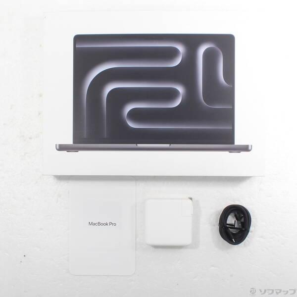 〔中古〕MacBook Pro 14.2-inch Late-2023 MRX53J／A Apple M3 Max 14コアCPU_30コアGPU 36GB SSD4TB スペースブラック 〔26.3 Tahoe〕〔262-ud〕 |  | 04