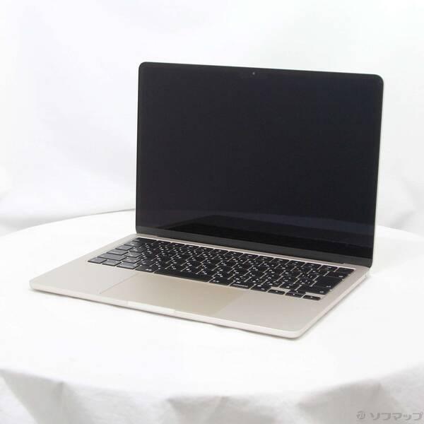 〔中古〕Apple(アップル) MacBook Air 13.6-inch Mid-2022 MLY13J／A Apple M2 8コアCPU_8コアGPU 8GB SSD512GB スターライト 〔26.3 Tahoe〕〔371-ud〕 | 