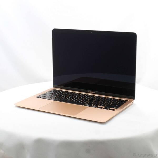 〔中古〕Apple(アップル) MacBook Air 13.3-inch Late-2020 MGND3J／A Apple M1 8コアCPU_7コアGPU 8GB SSD256GB ゴールド 〔26.3 Tahoe〕〔305-ud〕 | 