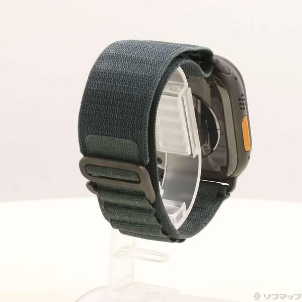 〔中古〕Apple(アップル) Apple Watch Ultra 2 GPS + Cellular 49mm ブラックチタニウムケース ダークグリーンアルパインループ〔349-ud〕 |  | 02