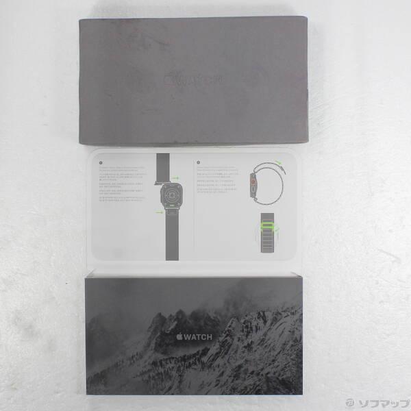 〔中古〕Apple(アップル) Apple Watch Ultra 2 GPS + Cellular 49mm ブラックチタニウムケース ダークグリーンアルパインループ〔349-ud〕 |  | 04