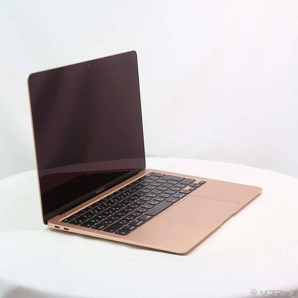 〔中古〕Apple(アップル) MacBook Air 13.3-inch Late-2020 MGND3J／A Apple M1 8コアCPU_7コアGPU 8GB SSD256GB ゴールド 〔26.3 Tahoe〕〔348-ud〕 |  | 03