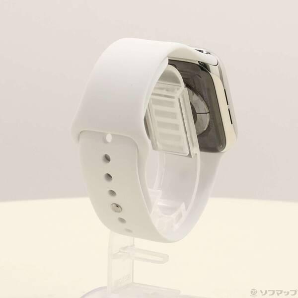 〔中古〕Apple(アップル) Apple Watch Series 6 GPS + Cellular 44mm シルバーステンレススチールケース ホワイトスポーツバンド〔377-ud〕 |  | 02