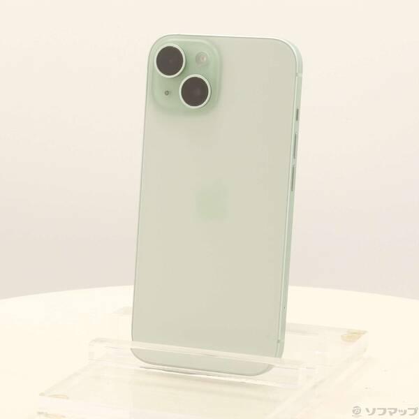 〔中古〕Apple(アップル) iPhone15 128GB グリーン MTMM3J／A SIMフリー〔377-ud〕 | 