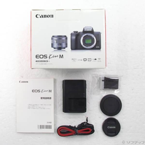 〔中古〕Canon(キヤノン) EOS Kiss M EF-M15-45 IS STM レンズキット ブラック〔258-ud〕 |  | 05