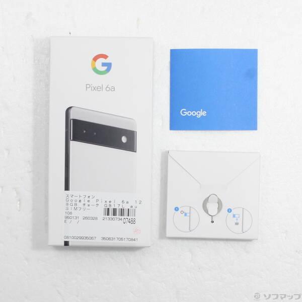 〔中古〕GOOGLE(グーグル) Google Pixel 6a 128GB チョーク GB17L au SIMフリー〔269-ud〕 |  | 04