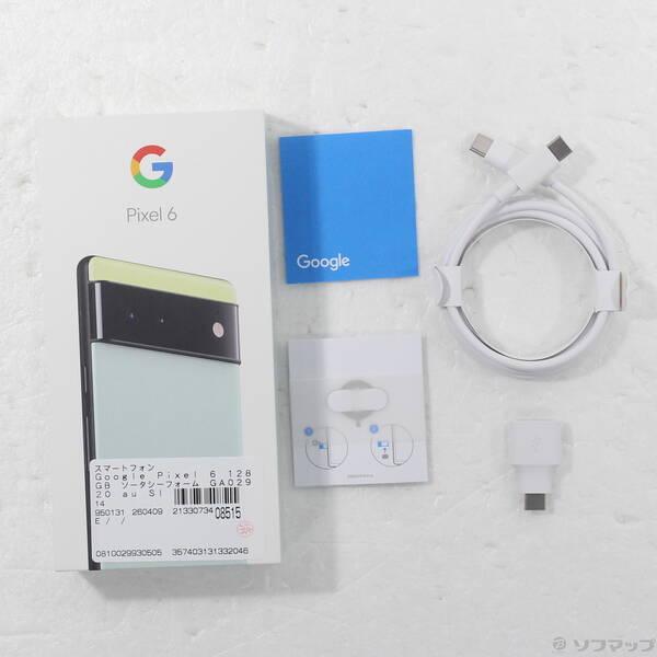 〔中古〕GOOGLE(グーグル) Google Pixel 6 128GB ソータシーフォーム GA02920 au SIMフリー〔368-ud〕 |  | 04