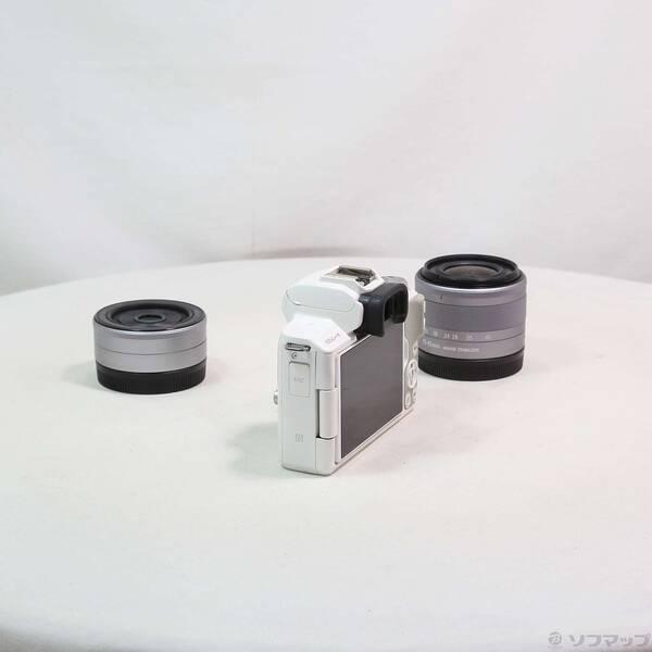 〔中古〕Canon(キヤノン) EOS Kiss M ダブルレンズキット ホワイト〔262-ud〕 |  | 01