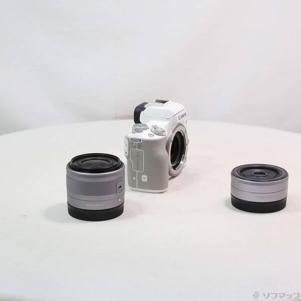 〔中古〕Canon(キヤノン) EOS Kiss M ダブルレンズキット ホワイト〔262-ud〕 |  | 03