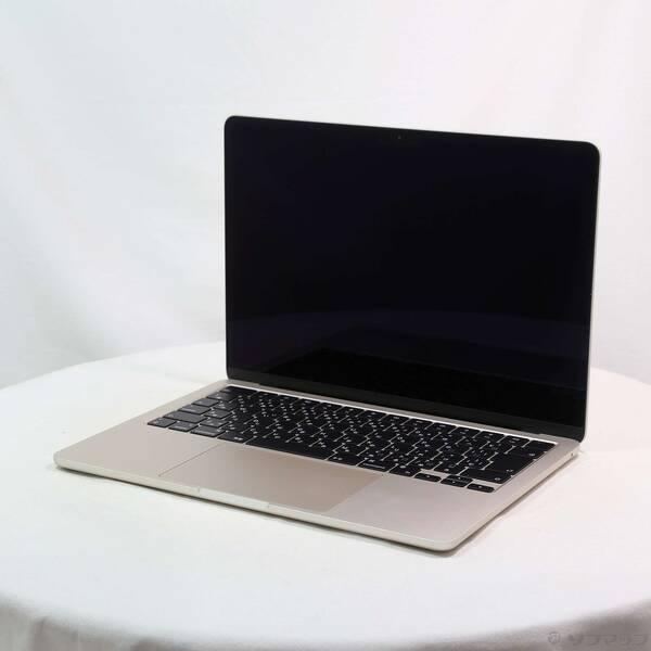 〔中古〕Apple(アップル) MacBook Air 13.6-inch Mid-2022 MLY13J／A Apple M2 8コアCPU_8コアGPU 8GB SSD256GB スターライト 〔26.3 Tahoe〕〔276-ud〕 | 