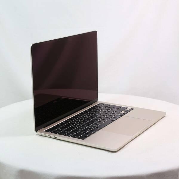 〔中古〕Apple(アップル) MacBook Air 13.6-inch Mid-2022 MLY13J／A Apple M2 8コアCPU_8コアGPU 8GB SSD256GB スターライト 〔26.3 Tahoe〕〔276-ud〕 |  | 03