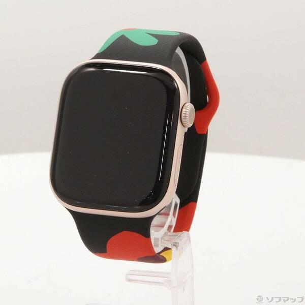 〔中古〕Apple(アップル) Apple Watch Series 10 GPS 46mm ローズゴールドアルミニウムケース Black Unityスポーツバンド ユニティブルーム〔349-ud〕 | 