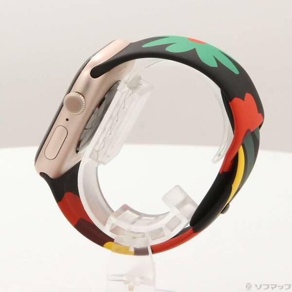 〔中古〕Apple(アップル) Apple Watch Series 10 GPS 46mm ローズゴールドアルミニウムケース Black Unityスポーツバンド ユニティブルーム〔349-ud〕 |  | 01
