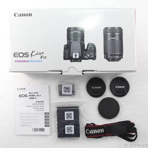 〔中古〕Canon(キヤノン) EOS Kiss X10 ダブルズームキット ブラック〔258-ud〕 |  | 05
