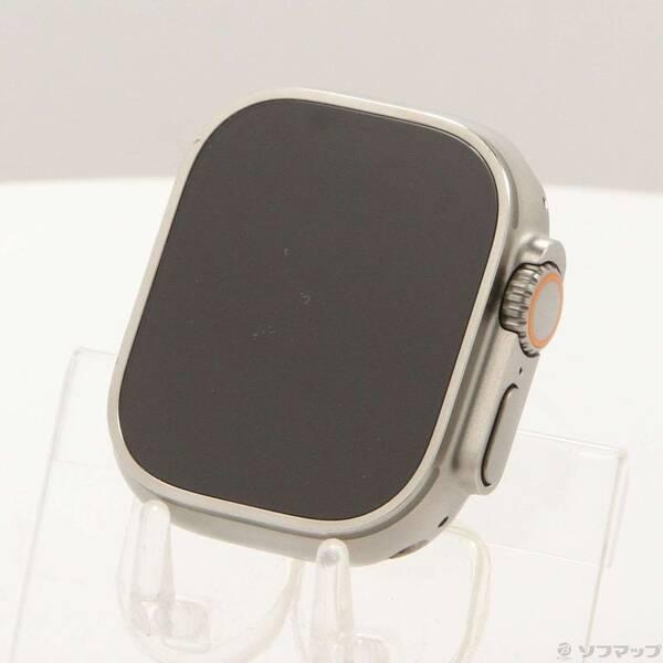 〔中古〕Apple(アップル) Apple Watch Ultra GPS + Cellular 49mm チタニウムケース バンド無し〔305-ud〕 | 