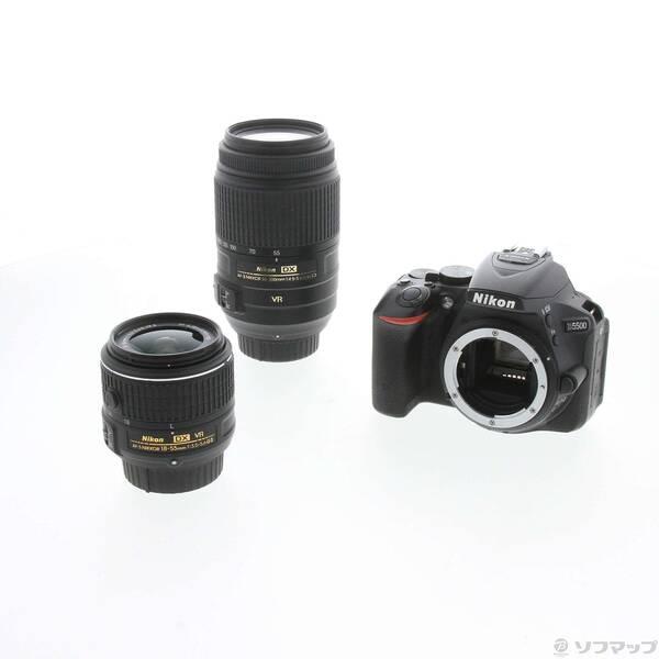 〔中古〕Nikon(ニコン) NIKON D5500 ダブルズームキット ブラック〔349-ud〕 | 