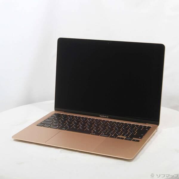 〔中古〕Apple(アップル) MacBook Air 13.3-inch Late-2020 MGND3J／A Apple M1 8コアCPU_7コアGPU 8GB SSD256GB ゴールド 〔26.3 Tahoe〕〔196-ud〕 | 