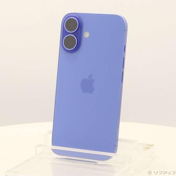 〔中古〕Apple(アップル) iPhone16 256GB ウルトラマリン MYE03J／A SIMフリー〔262-ud〕 | 