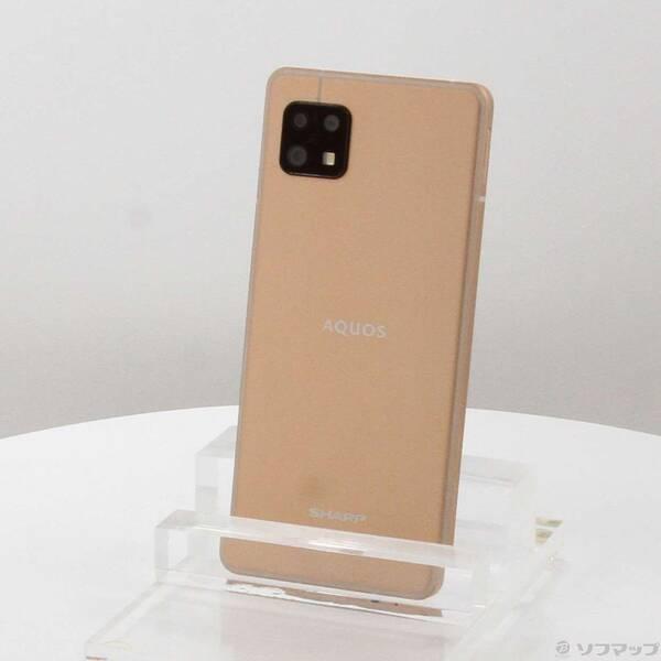 〔中古〕SHARP(シャープ) AQUOS sense6 128GB ライトカッパー SH-M19 SIMフリー〔295-ud〕 | 