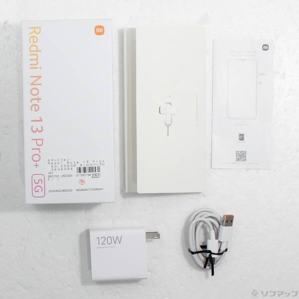 〔中古〕XIAOMI Redmi Note 13 Pro+ 5G 256GB オーロラパープル 24040RA98R SIMフリー〔276-ud〕 |  | 04