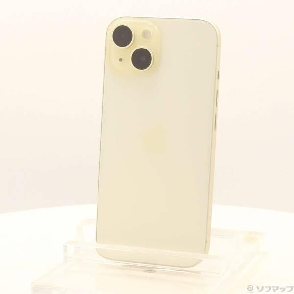 〔中古〕Apple(アップル) iPhone15 256GB イエロー MTMQ3J／A SIMフリー〔262-ud〕 | 