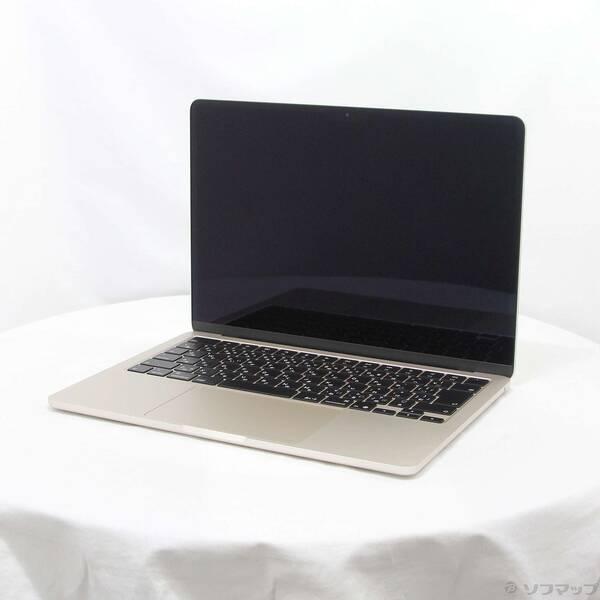 〔中古〕Apple(アップル) MacBook Air 13.6-inch Early-2025 MW0Y3J／A Apple M4 10コアCPU_8コアGPU 16GB SSD256GB スターライト 〔26.3 Tahoe〕〔258-ud〕 | 