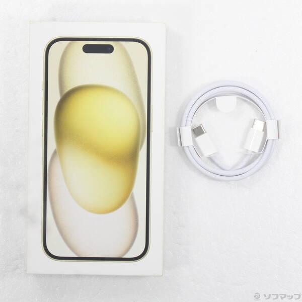 〔中古〕Apple(アップル) iPhone15 128GB イエロー MTMK3J／A SIMフリー〔262-ud〕 |  | 04