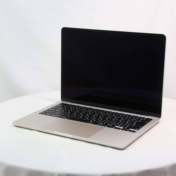〔中古〕Apple(アップル) MacBook Air 13.6-inch Early-2024 MXCU3J／A Apple M3 8コアCPU_10コアGPU 16GB SSD512GB スターライト 〔26.3 Tahoe〕〔258-ud〕 | 