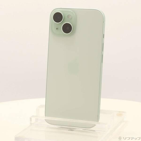 〔中古〕Apple(アップル) iPhone15 128GB グリーン MTMM3J／A SIMフリー〔262-ud〕 | 