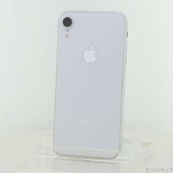 〔中古〕Apple(アップル) iPhoneXR 64GB ホワイト MT032J／A SIMフリー〔305-ud〕 | 