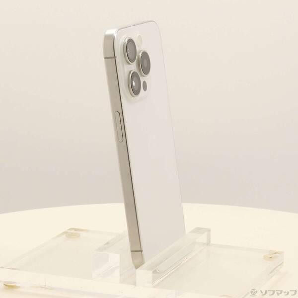 〔中古〕Apple(アップル) iPhone15 Pro 128GB ホワイトチタニウム MTU83J／A SIMフリー〔262-ud〕 |  | 03